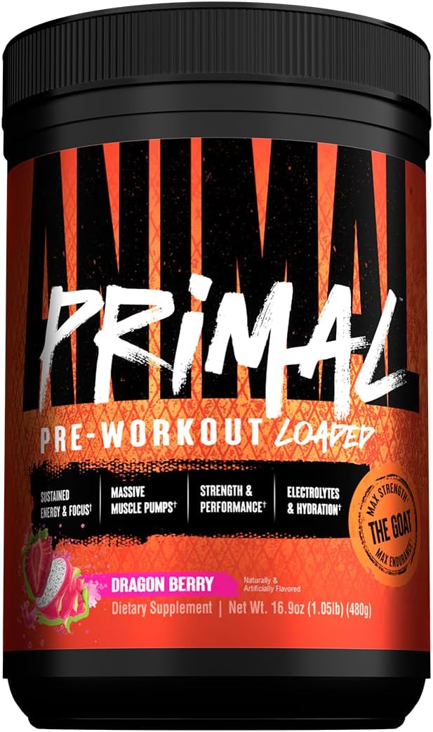 Animal Primal Loaded Pre-Workout | Energy, Focus & Muscle Pump - Image 7