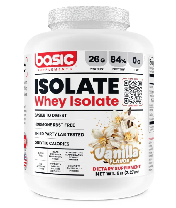 Basic Supplements Basic Isolate | Pure Whey Protein Isolate - Image 9
