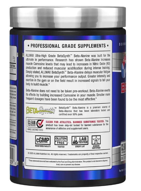 Allmax Beta-Alanine | Endurance & Performance Support - Image 3