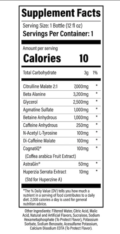 Black Magic BZRK Pre-Workout RTD | Explosive Energy, Focus & Pump Drink - Image 3