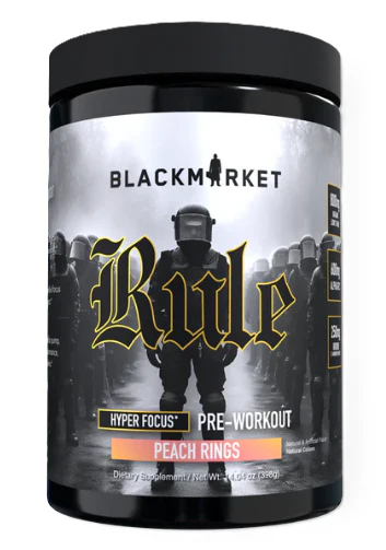 BlackMarket Labs RULE | Nootropic Pre-Workout for Energy, Focus & Pumps