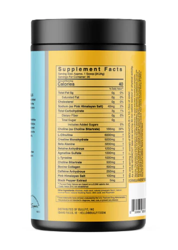 BullFit Bodacious | Muscle Building Pre-Workout Formula - Image 4