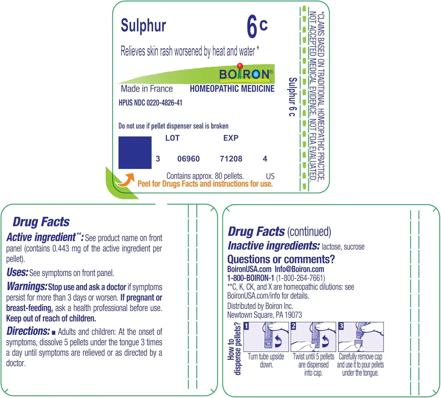 Boiron Sulphur | Homeopathic Skin Rash Relief - Image 2