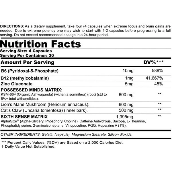 Black Magic Brain Waves | Nootropic Focus & Cognitive Support - Image 2