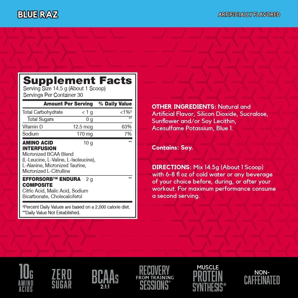 BSN AminoX® | BCAA & Amino Acid Recovery Formula - Image 2