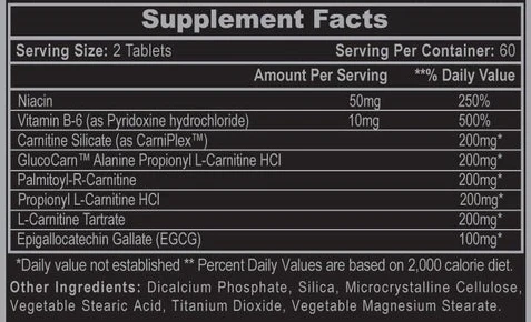 Hi-Tech Pharma CarniSlim | Carnitine Fat Loss, Energy & Metabolic Support - Image 2