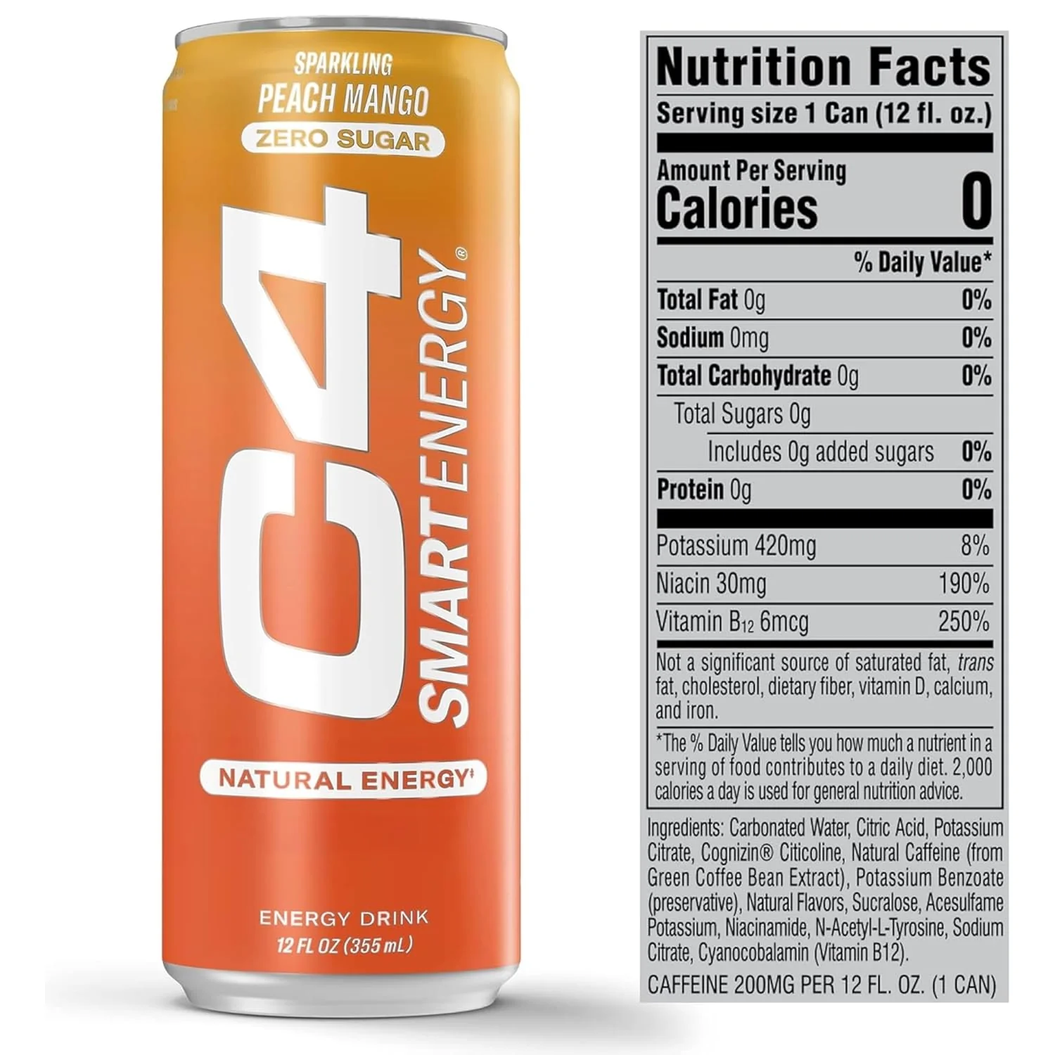 Cellucor C4 Smart Energy RTD | Nootropic Energy Drink for Focus & Performance - Image 4