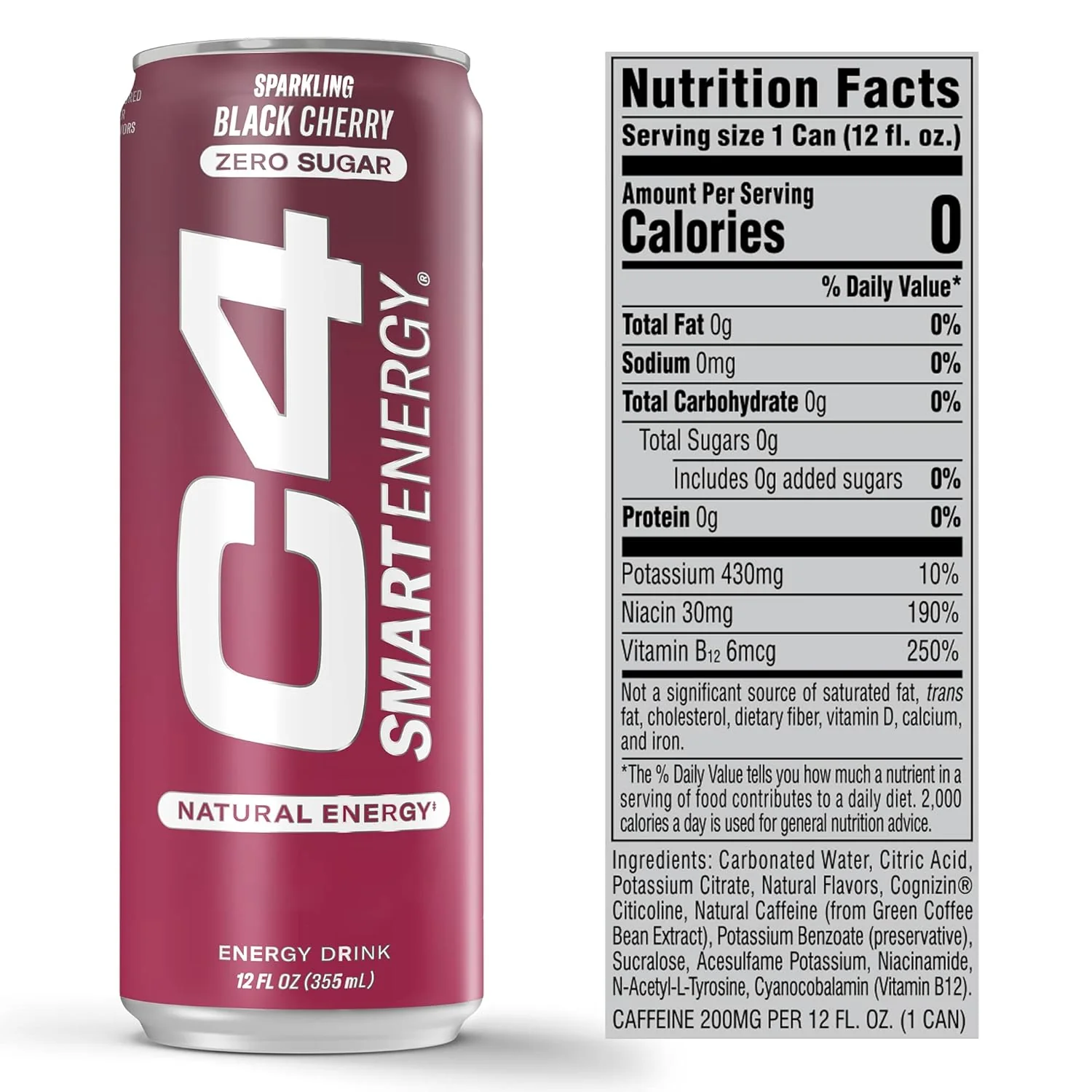 Cellucor C4 Smart Energy RTD | Nootropic Energy Drink for Focus & Performance - Image 6