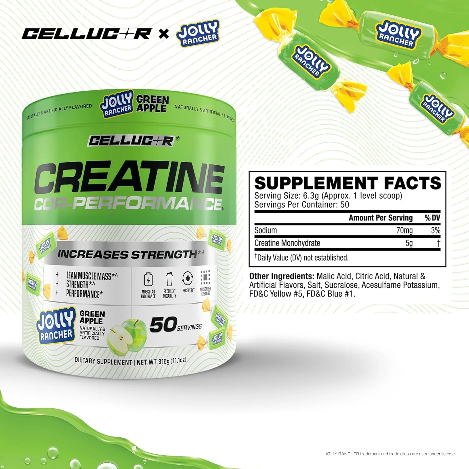 Cellucor COR-Performance Creatine |  Muscle Strength & Recovery Support - Image 3