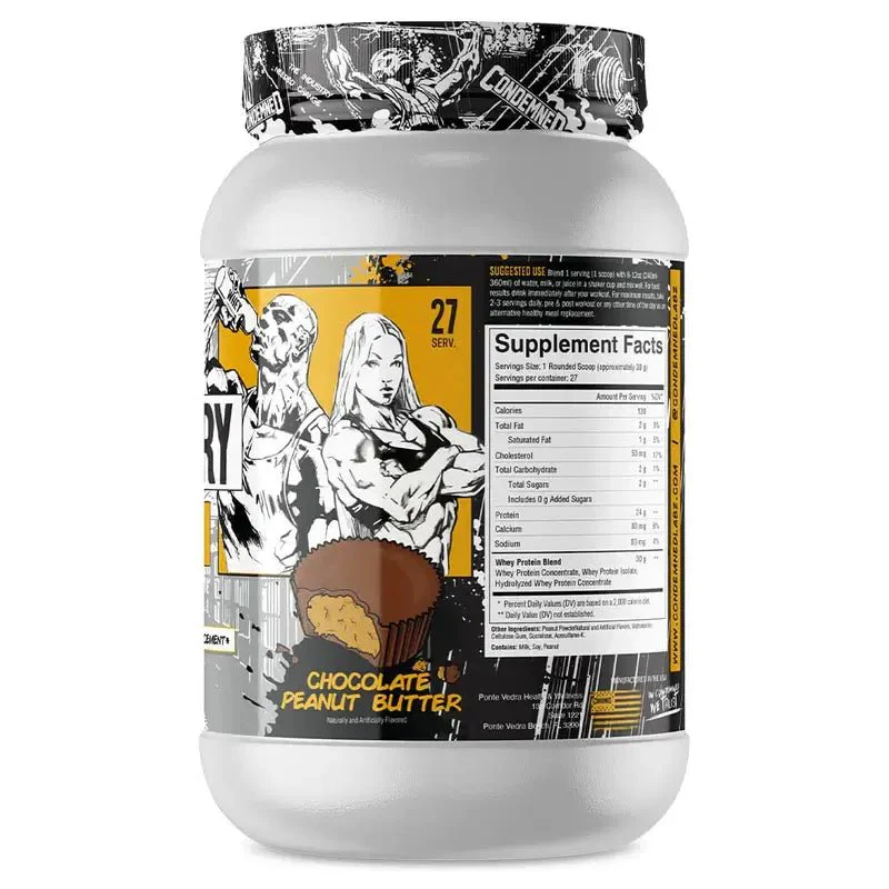 Condemned Labz COMMISSARY | Hardcore Whey Protein - Image 3