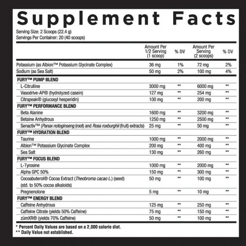 Core Nutritionals FURY V2 | Elite Pre-Workout Formula - Image 5