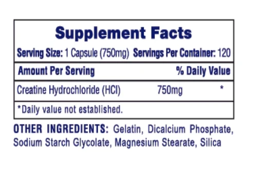 Hi-Tech Pharma Creatine HCL | Strength, Power & Muscle Recovery Support - Image 2