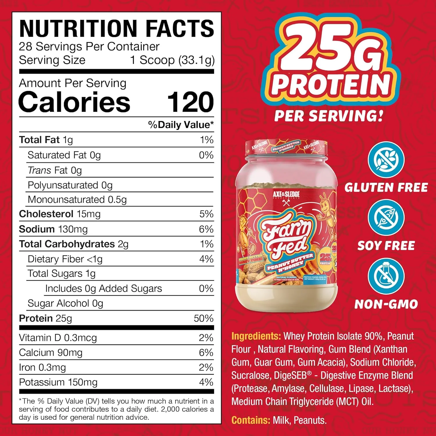 Axe & Sledge Farm Fed V3 | Grass Fed Whey Protein Isolate - Image 4