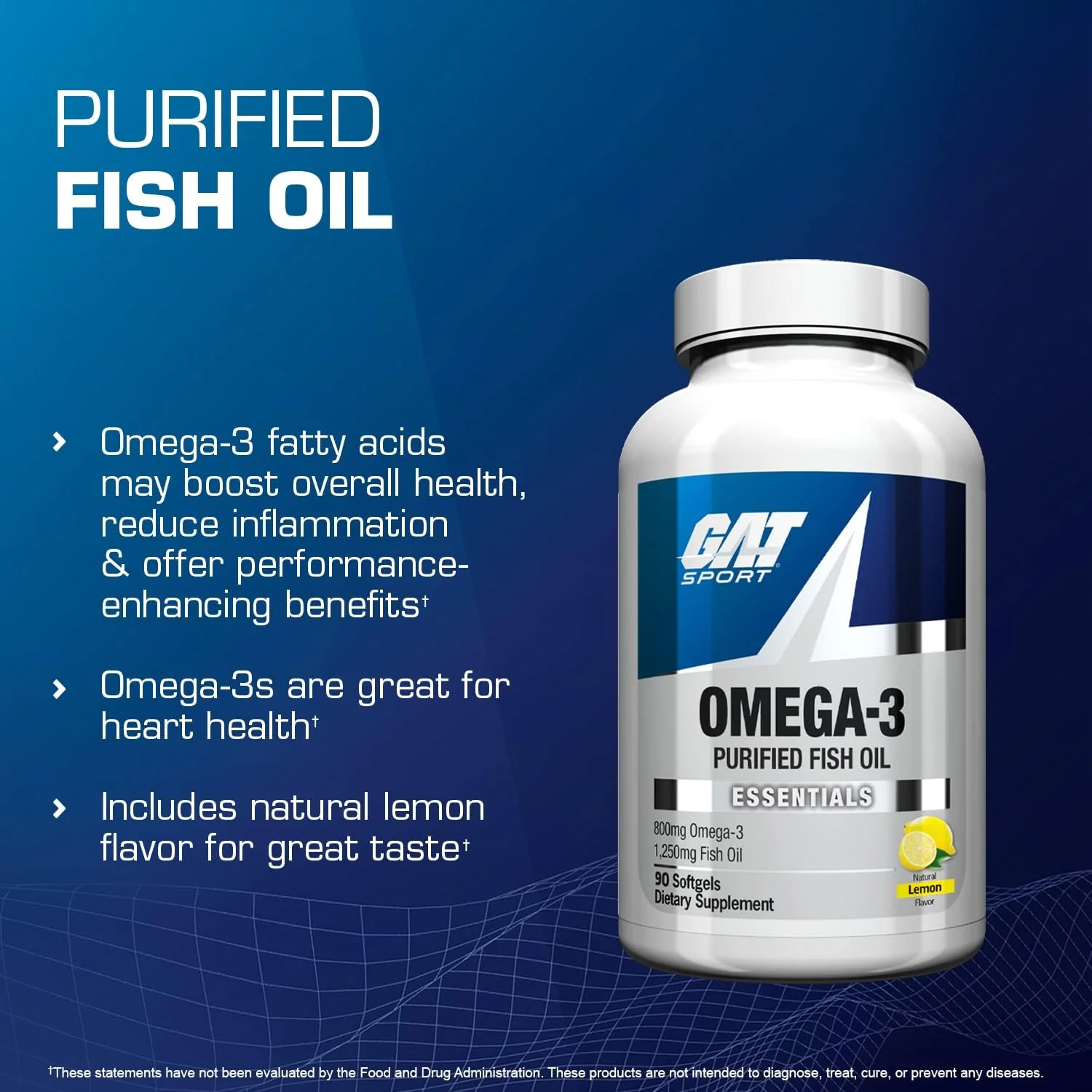 GAT Sport | Essentials Omega-3 Fish Oil - Image 3