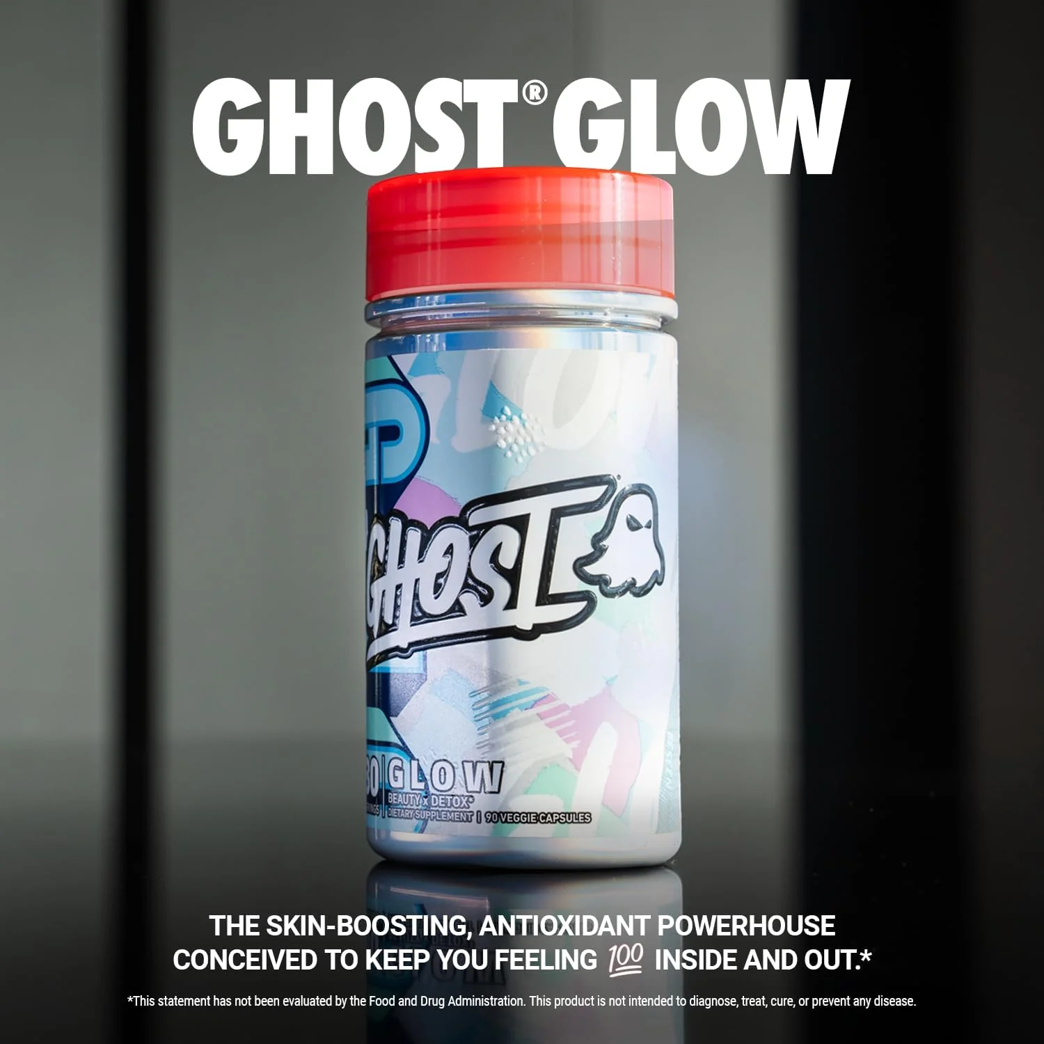 GHOST Glow V2 Capsules | Skin Hair & Nail Support Supplement - Image 3