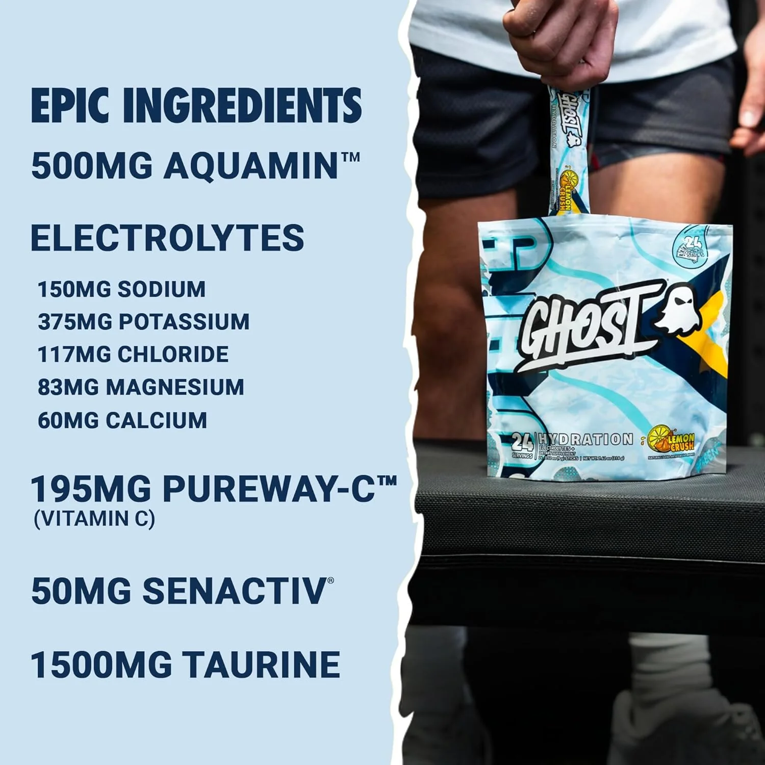 GHOST Hydration Stick Packs | Electrolyte Drink Mix for Hydration & Performance - Image 9