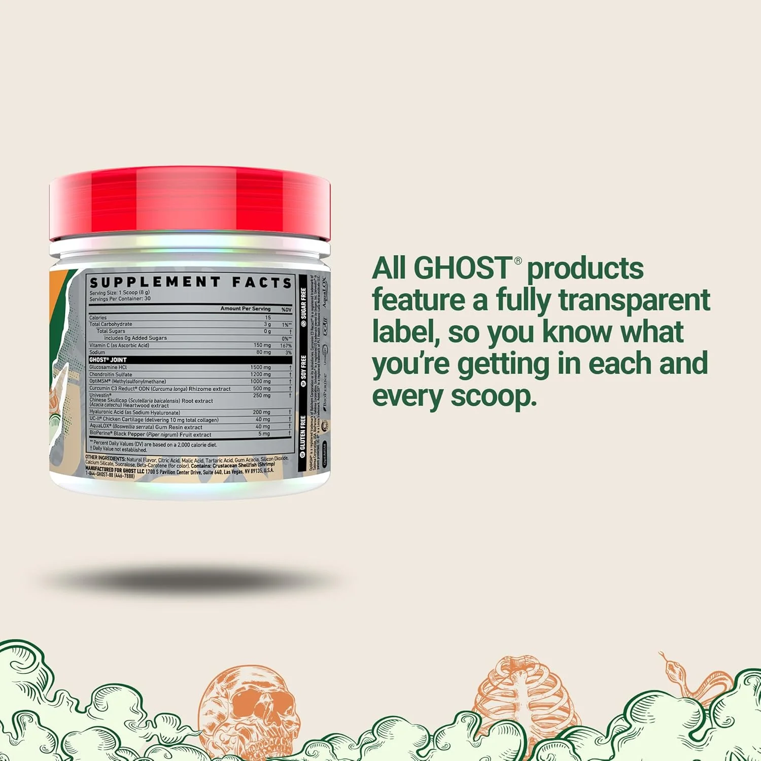 GHOST Joint Daily Joint Support Powder | Mobility & Joint Health - Image 5