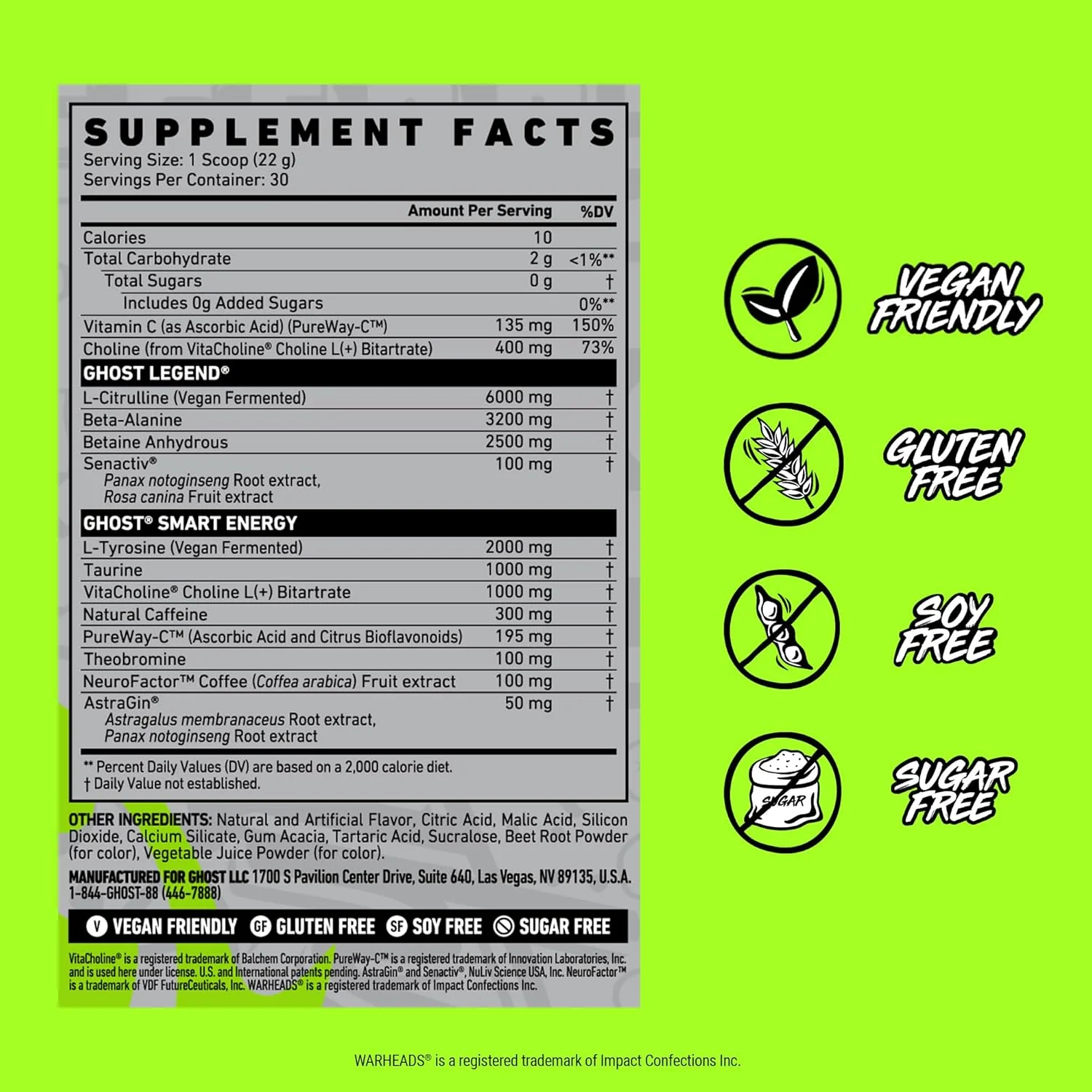 GHOST Legend V4 | Pre-Workout Supplement for Energy, Focus & Performance - Image 12