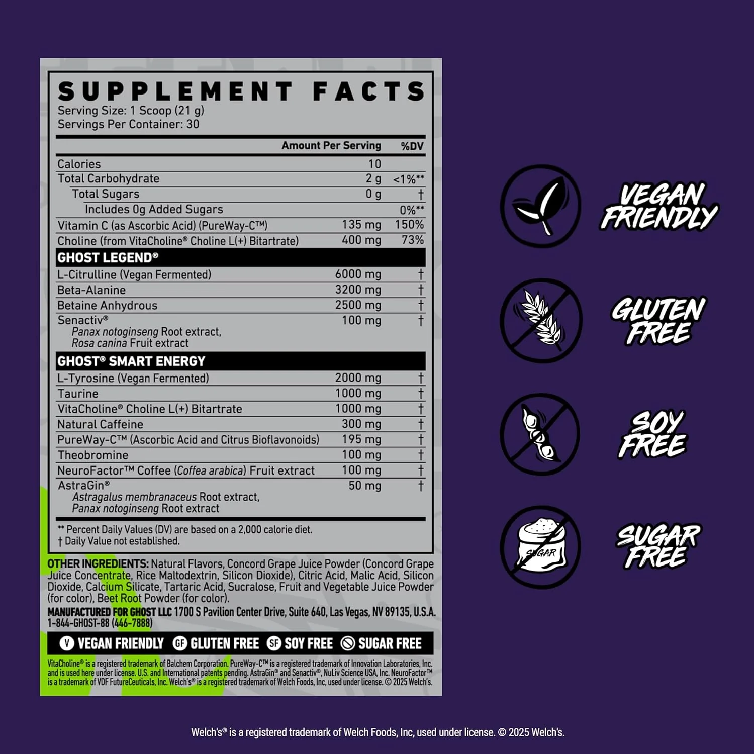 GHOST Legend V4 | Pre-Workout Supplement for Energy, Focus & Performance - Image 14