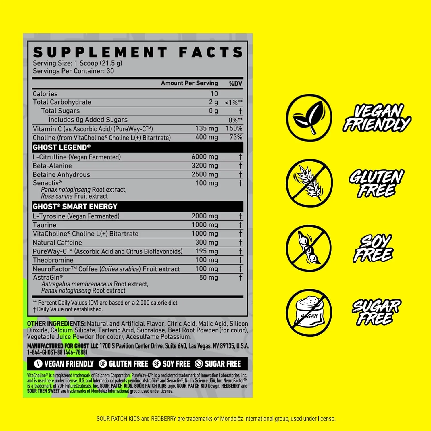 GHOST Legend V4 | Pre-Workout Supplement for Energy, Focus & Performance - Image 8