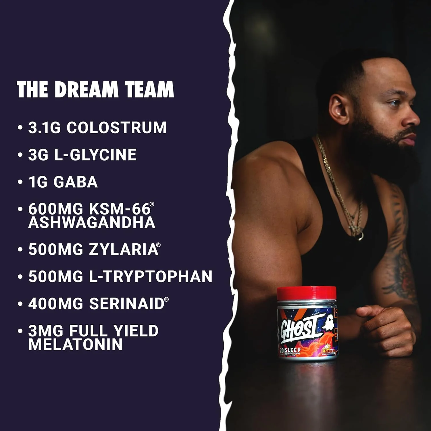 GHOST Sleep | Nighttime Sleep Support Supplement for Rest & Recovery - Image 4