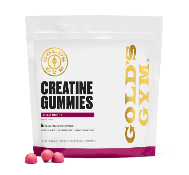 Gold’s Gym Creatine Gummies | Strength, Endurance & Muscle Recovery Support