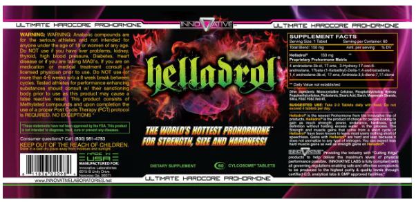 Innovative Labs Helladrol | Prohormone Muscle Growth & Strength Support - Image 2