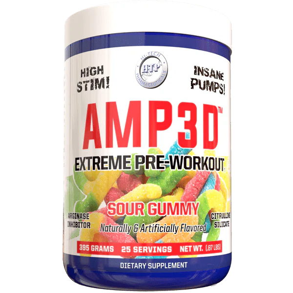 Hi-Tech Pharmaceuticals AMP3D® | Advanced Pre-Workout Energy & Pump Formula - Image 4
