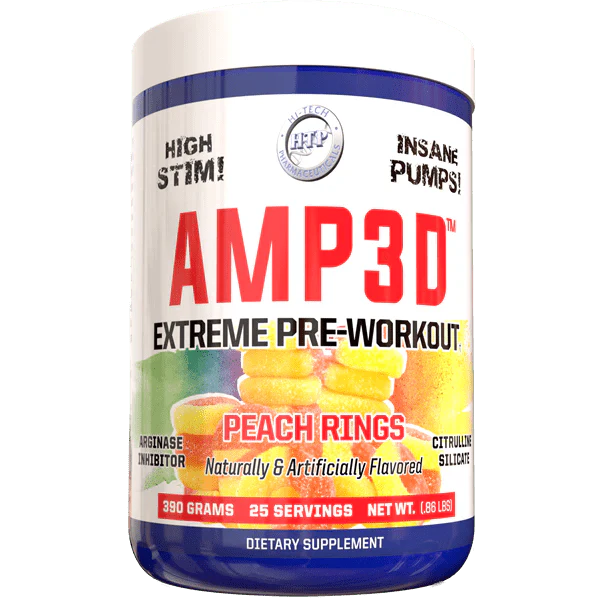 Hi-Tech Pharmaceuticals AMP3D® | Advanced Pre-Workout Energy & Pump Formula - Image 6
