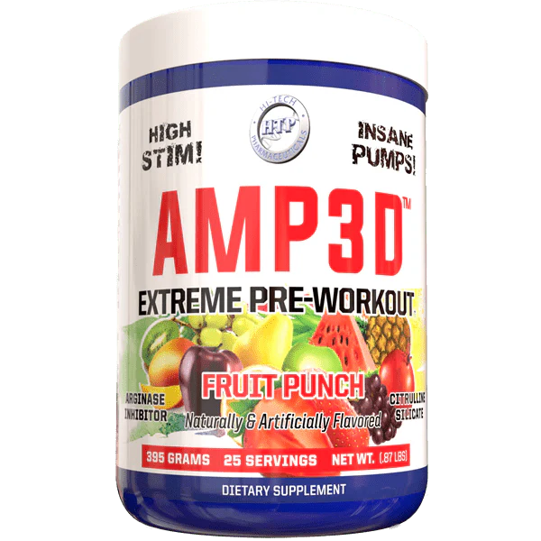 Hi-Tech Pharmaceuticals AMP3D® | Advanced Pre-Workout Energy & Pump Formula - Image 7