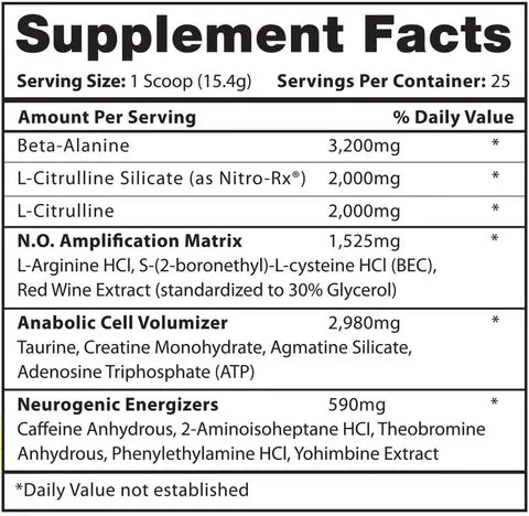 Hi-Tech Pharmaceuticals AMP3D® | Advanced Pre-Workout Energy & Pump Formula - Image 9