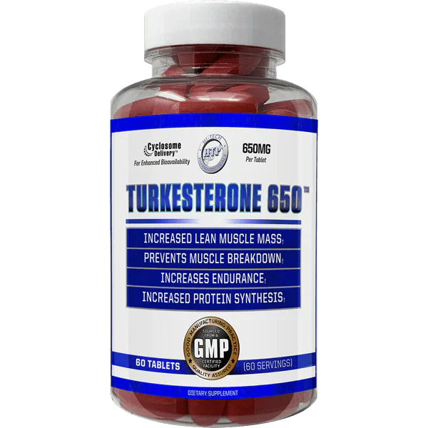 Hi-Tech Pharmaceuticals Turkesterone 650 | Natural Muscle Growth & Strength Support