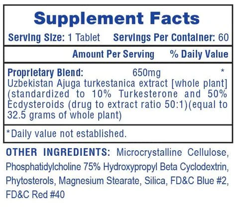 Hi-Tech Pharmaceuticals Turkesterone 650 | Natural Muscle Growth & Strength Support - Image 2