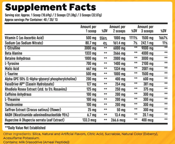 HTLT Pre-Workout 3.0 | High-Stim Energy, Focus & Pump Formula for Performance - Image 4
