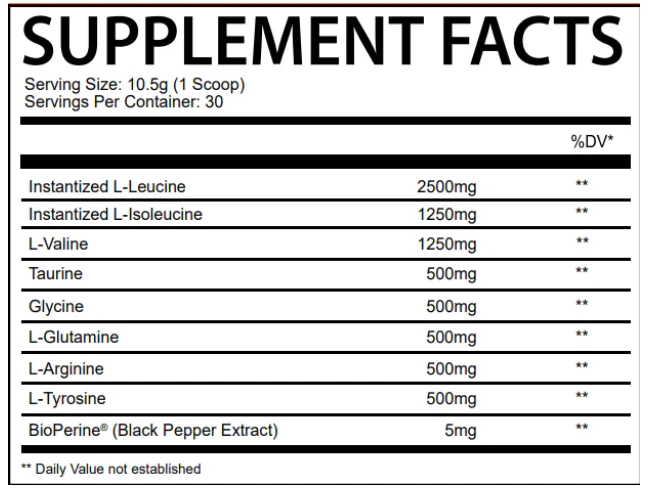 Mad House Innovations Chaotic Aminos | Elite BCAA + EAA Recovery Fuel - Image 4