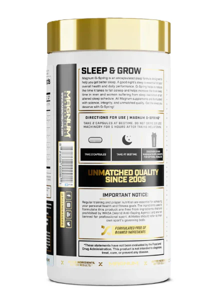 Magnum G-Spring | Nighttime Recovery & Fat Burning Support - Image 3