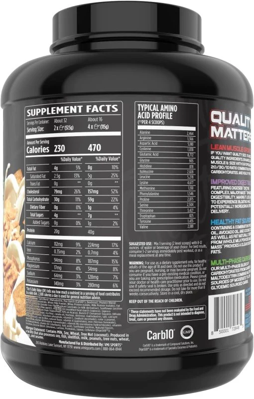 Major Mass | Lean Mass Gainer - Image 4