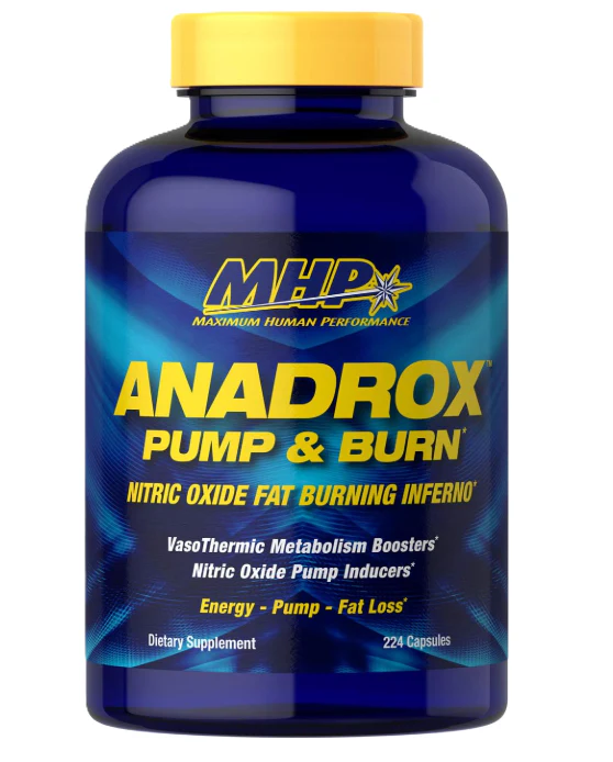 MHP Anadrox Pump & Burn | Nitric Oxide Fat Burning Capsules - Image 3