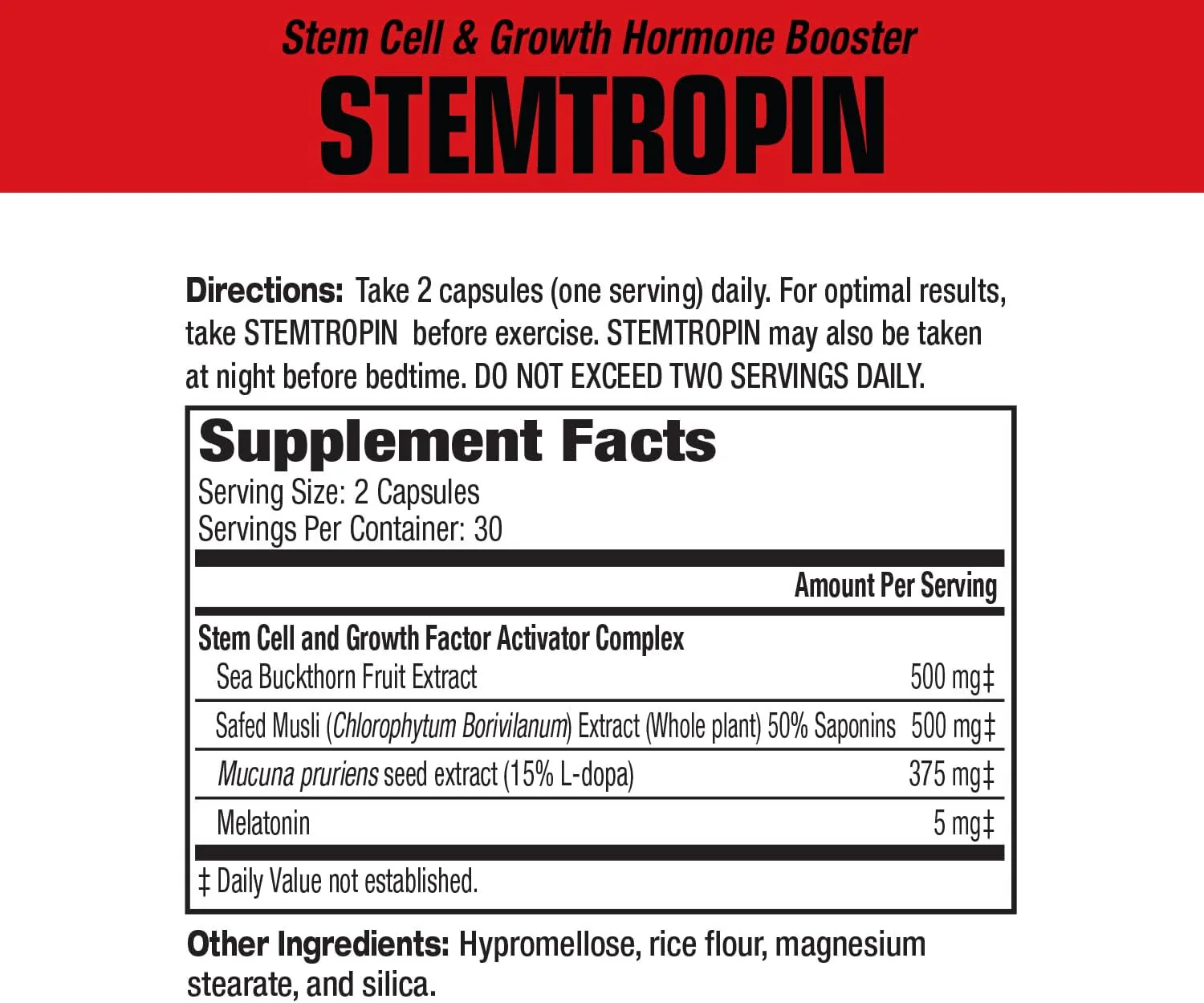 MuscleMeds Stemtropin | Growth, Recovery & Performance Support - Image 2