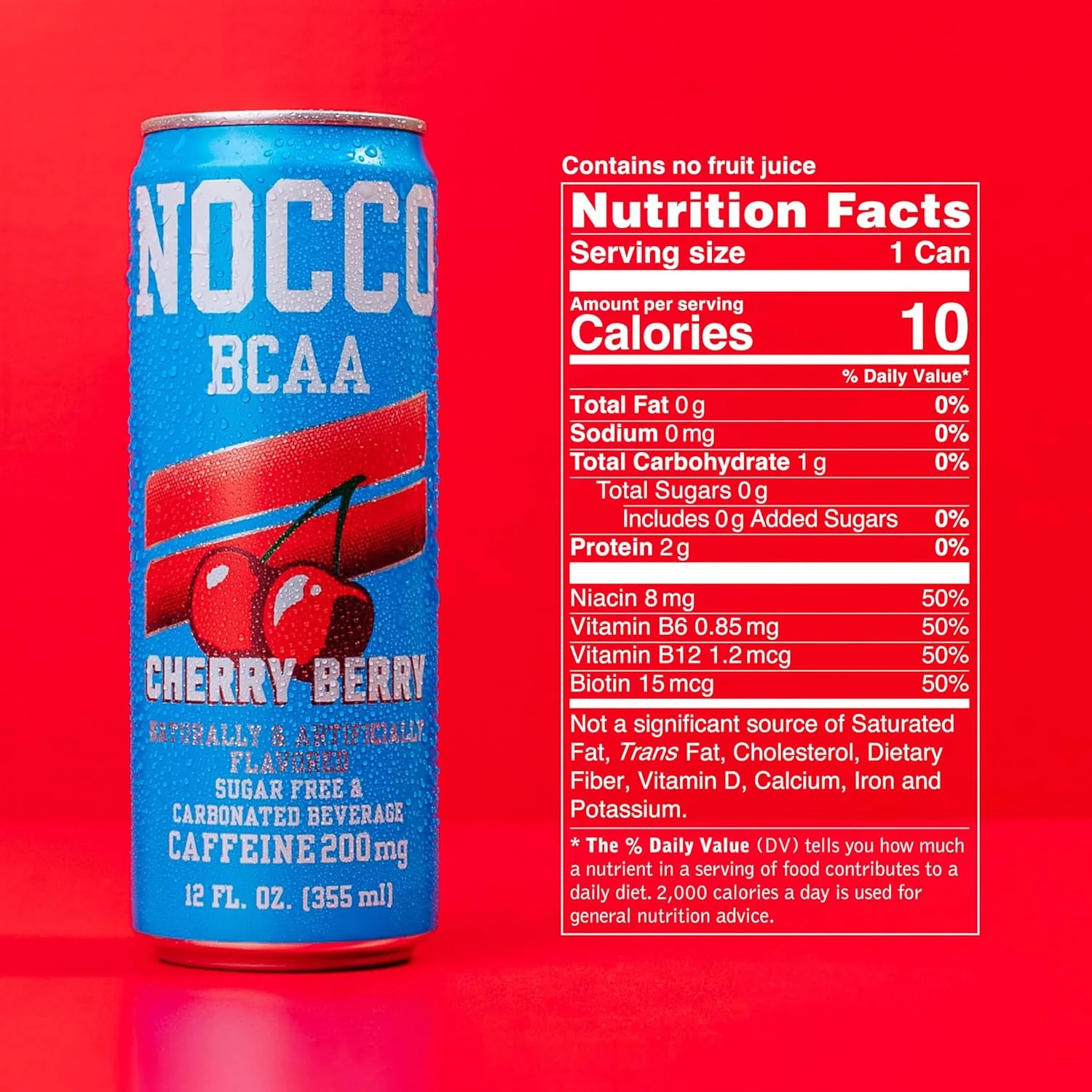 NOCCO BCAA RTD | Sugar-Free, Low-Calorie BCAA Recovery Drink with Vitamins - Image 10