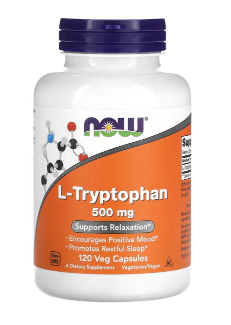NOW Foods L-Tryptophan 500 mg - Image 3