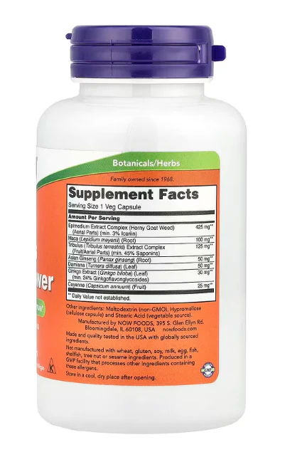 NOW Foods Men’s Virility Power | Male Vitality & Herbal Support - Image 3