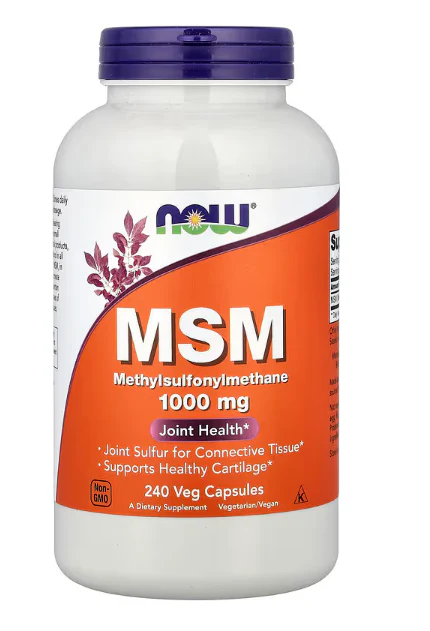 NOW Foods, MSM 1,000 mg | Joint, Connective Tissue & Recovery Support - Image 3