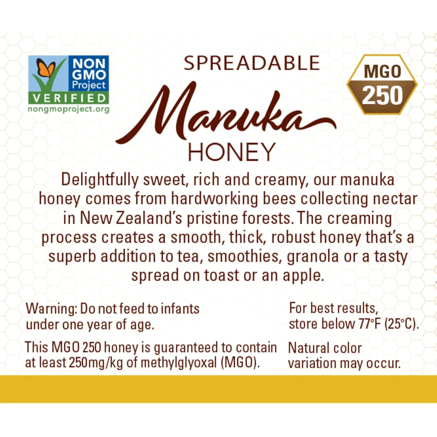 NOW Foods Real Food® Manuka Honey MGO 250+ - Image 3