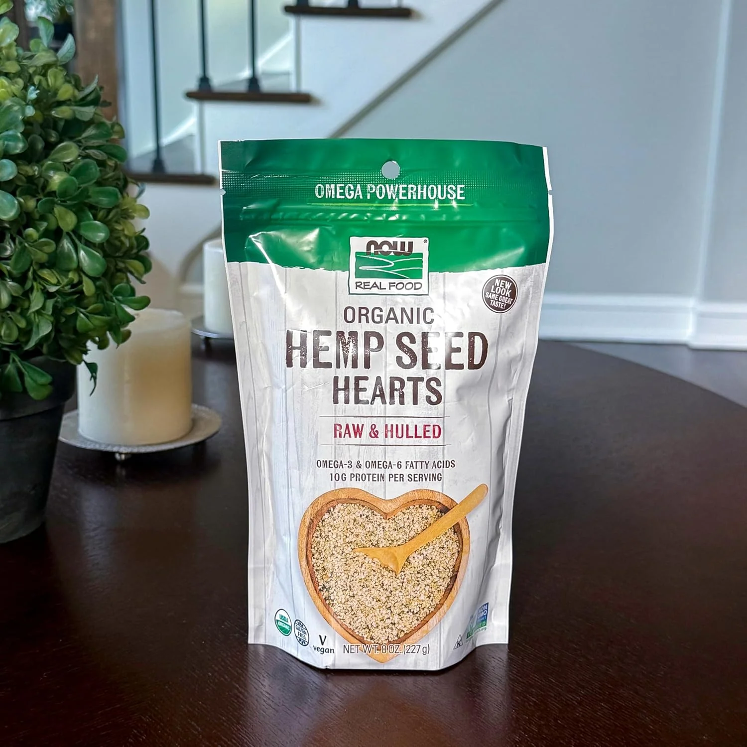 NOW Foods Real Food® Organic Hemp Seed Hearts - Image 4