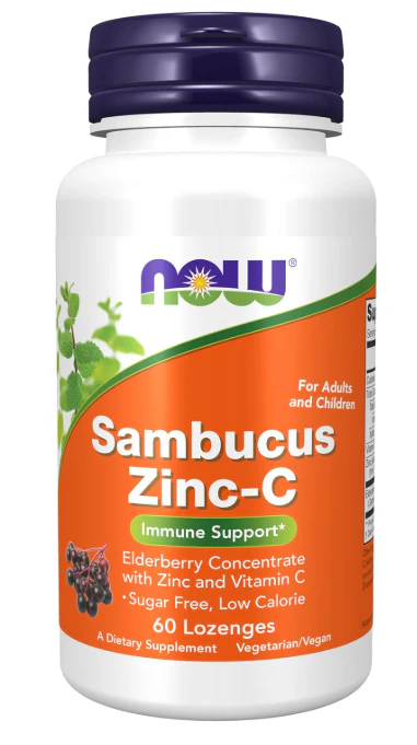 NOW Foods Sambucus Zinc-C Lozenges