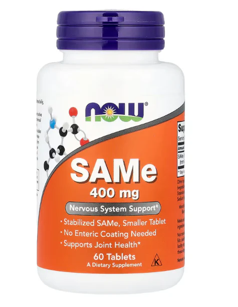 NOW Foods SAMe 400 mg | Mood & Joint Support - Image 3
