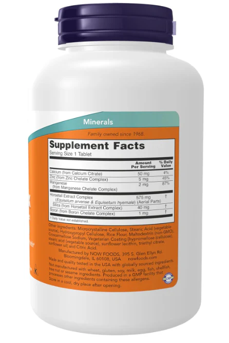 NOW Foods Silica Complex with Horsetail Extract - Image 2