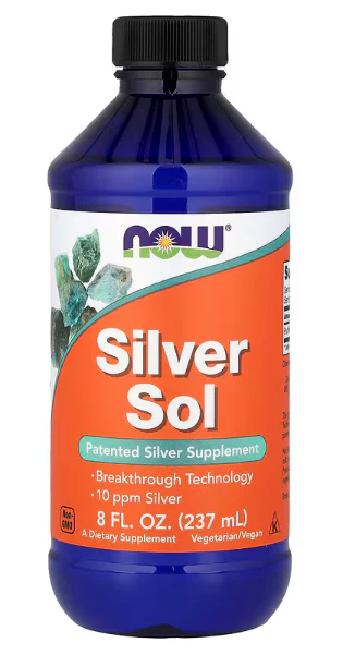 NOW Foods Silver Sol 10 PPM | Colloidal Silver Liquid - Image 3