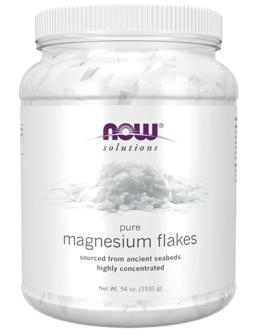 NOW Solutions Magnesium Flakes Pure Magnesium Chloride - Image 3